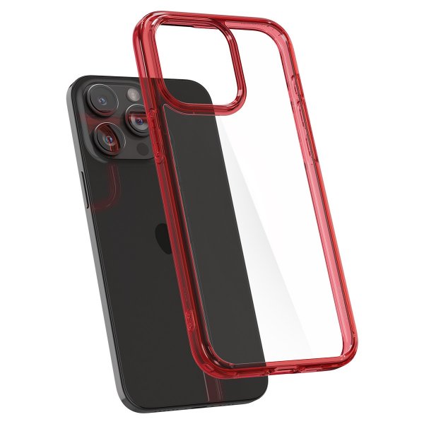 Spigen iPhone 15 Pro Max Deksel Ultra Hybrid Deep Red