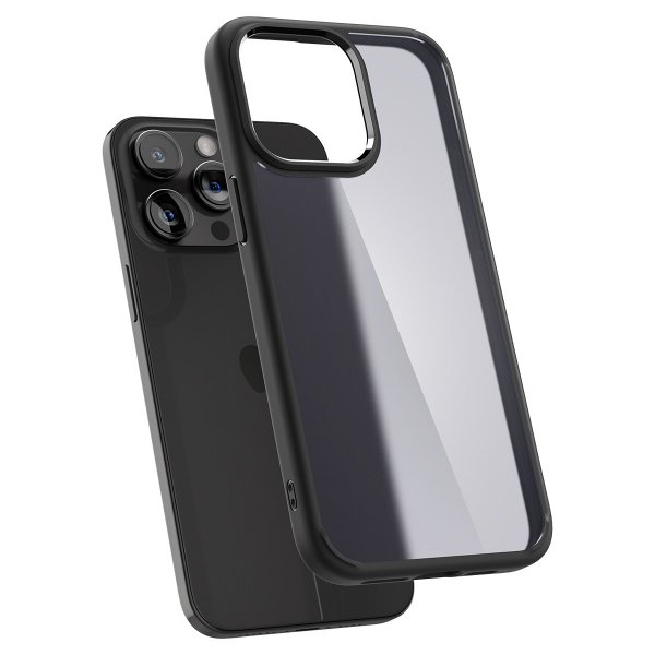 Spigen iPhone 15 Pro Max Deksel Ultra Hybrid Frost Black