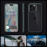 Spigen iPhone 15 Pro Max Deksel Ultra Hybrid Frost Green