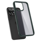 Spigen iPhone 15 Pro Max Deksel Ultra Hybrid Frost Green