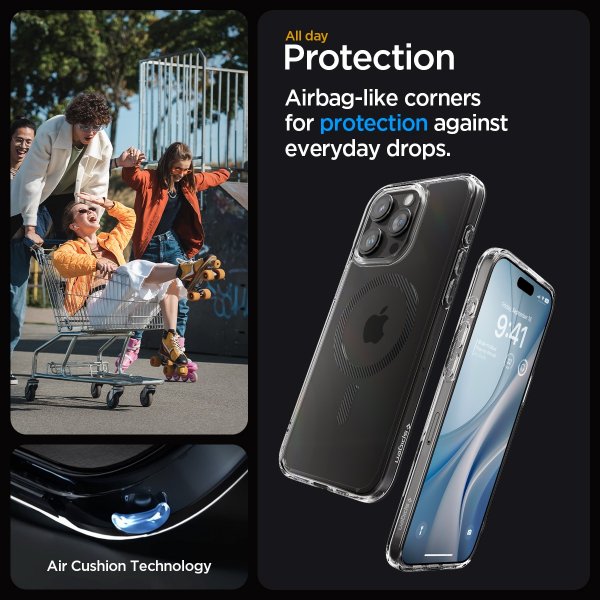Spigen iPhone 15 Pro Max Deksel Ultra Hybrid MagFit Carbon Fiber
