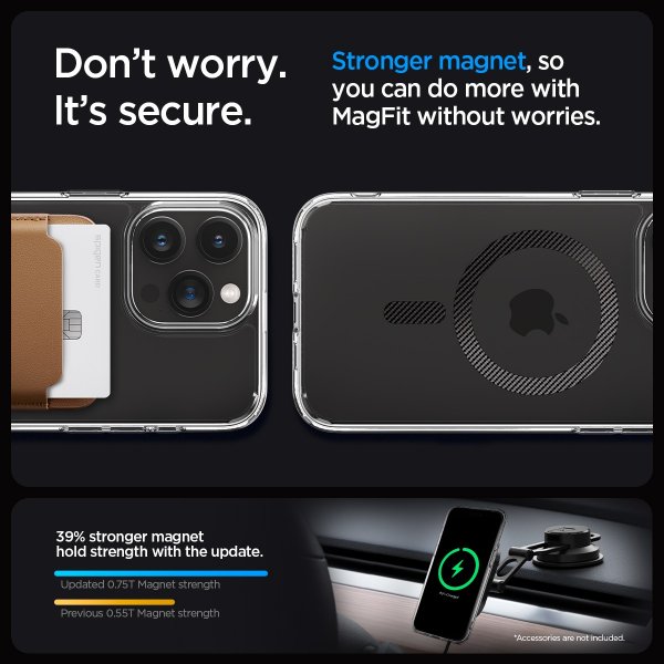 Spigen iPhone 15 Pro Max Deksel Ultra Hybrid MagFit Carbon Fiber