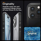 Spigen iPhone 15 Pro Max Deksel Ultra Hybrid MagFit Frost Black