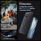 Spigen iPhone 15 Pro Max Deksel Ultra Hybrid MagFit Frost Black