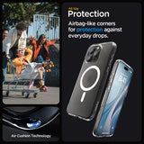 Spigen iPhone 15 Pro Max Deksel Ultra Hybrid MagFit Frost Clear