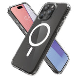 Spigen iPhone 15 Pro Max Deksel Ultra Hybrid MagFit Frost Clear