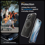 Spigen iPhone 15 Pro Max Deksel Ultra Hybrid MagFit Graphite
