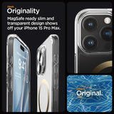 Spigen iPhone 15 Pro Max Deksel Ultra Hybrid MagFit Gull