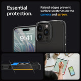 Spigen iPhone 15 Pro Max Deksel Ultra Hybrid Matte Matte Black