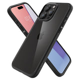Spigen iPhone 15 Pro Max Deksel Ultra Hybrid Matte Matte Black