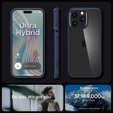 Spigen iPhone 15 Pro Max Deksel Ultra Hybrid Navy Blue