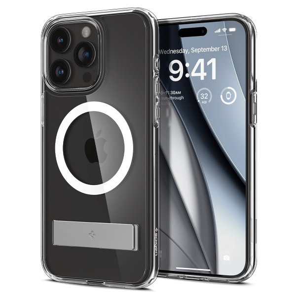 Spigen iPhone 15 Pro Max Deksel Ultra Hybrid S MagFit Crystal Clear