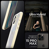 Spigen iPhone 15 Pro Max Deksel Ultra Hybrid Mute Beige