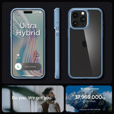 Spigen iPhone 15 Pro Max Deksel Ultra Hybrid Sierra Blue