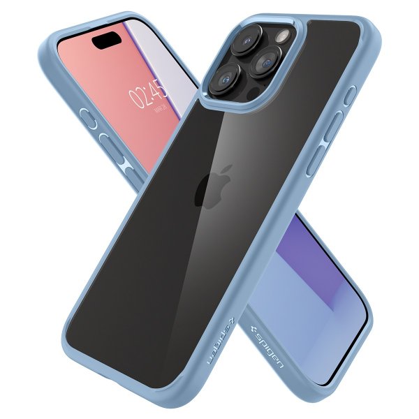 Spigen iPhone 15 Pro Max Deksel Ultra Hybrid Sierra Blue