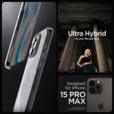 Spigen iPhone 15 Pro Max Deksel Ultra Hybrid Space Crystal
