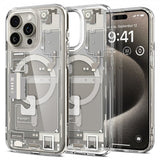 Spigen iPhone 15 Pro Max Deksel Ultra Hybrid Zero One MagFit Natural Titanium