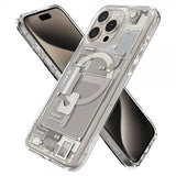 Spigen iPhone 15 Pro Max Deksel Ultra Hybrid Zero One MagFit Natural Titanium