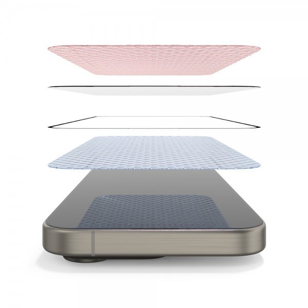 Ringke iPhone 15 Pro Max Skjermbeskytter Easy Slide 2-pakning