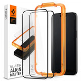 Spigen iPhone 15 Pro Max Skjermbeskytter GLAS.tR ALIGNmaster 2-pakning