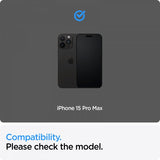 Spigen iPhone 15 Pro Max Skjermbeskytter GLAS.tR ALIGNmaster 2-pakning