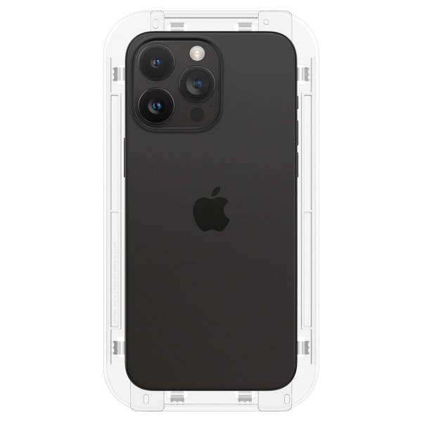 Spigen iPhone 15 Pro Max Skjermbeskytter GLAS.tR EZ Fit 2-pakning