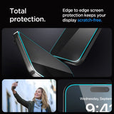 Spigen iPhone 15 Pro Max Skjermbeskytter GLAS.tR EZ Fit Privacy 2-pakning