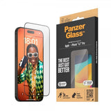 PanzerGlass iPhone 15 Pro Max Skjermbeskytter Ultra-Wide Fit EasyAligner