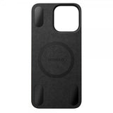 Nomad iPhone 15 Pro Max Skin Magnetic Leather Back Horween Rustic Brown