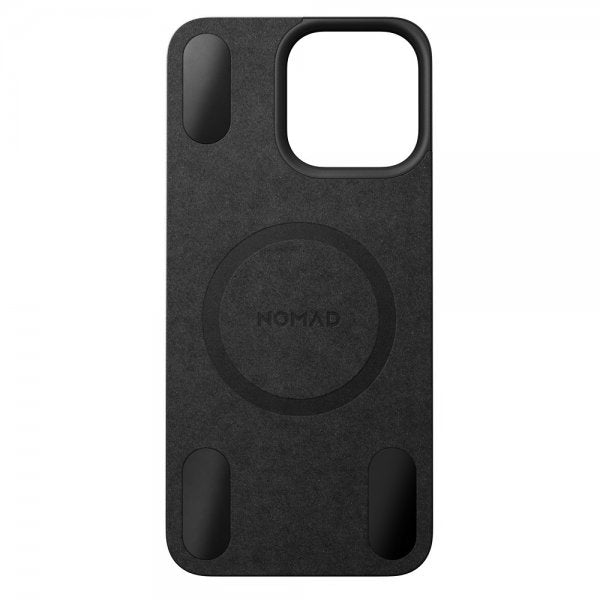 Nomad iPhone 15 Pro Max Skin Magnetic Leather Back Horween Svart