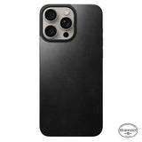Nomad iPhone 15 Pro Max Skin Magnetic Leather Back Horween Svart