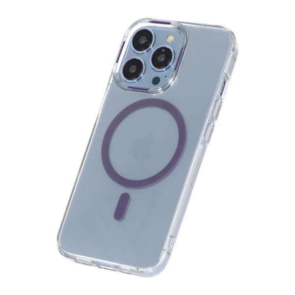 iPhone 15 Pro Max Deksel TPU MagSafe Lilla