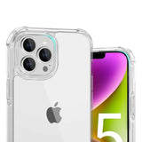 iPhone 15 Pro Max Deksel Støtsikker Transparent