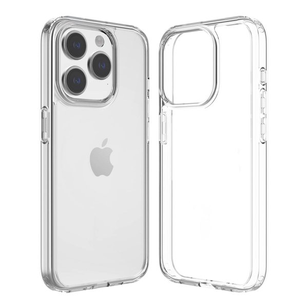 Rvelon iPhone 15 Pro Max Deksel Støtsikker Transparent