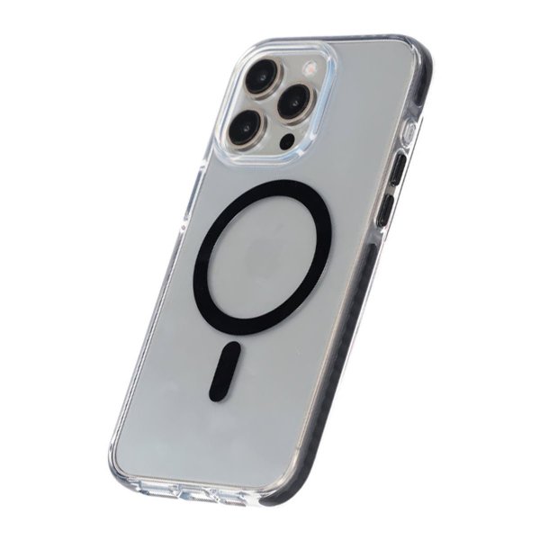 iPhone 15 Pro Deksel Støtsikker MagSafe Svart