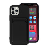 iPhone 15 Pro Deksel Kortholder Svart