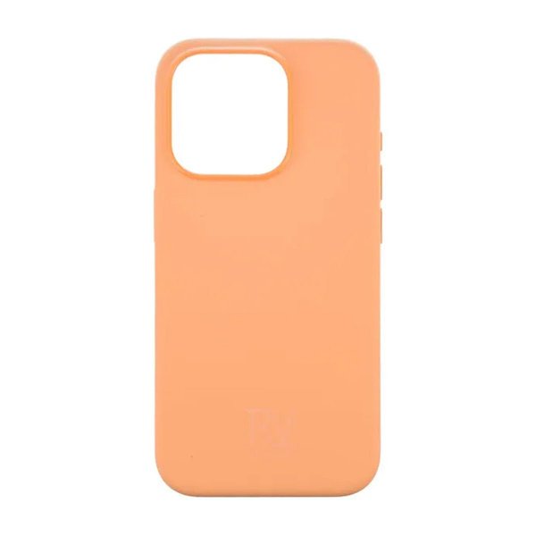 Rvelon iPhone 15 Pro Deksel Silikon Peach