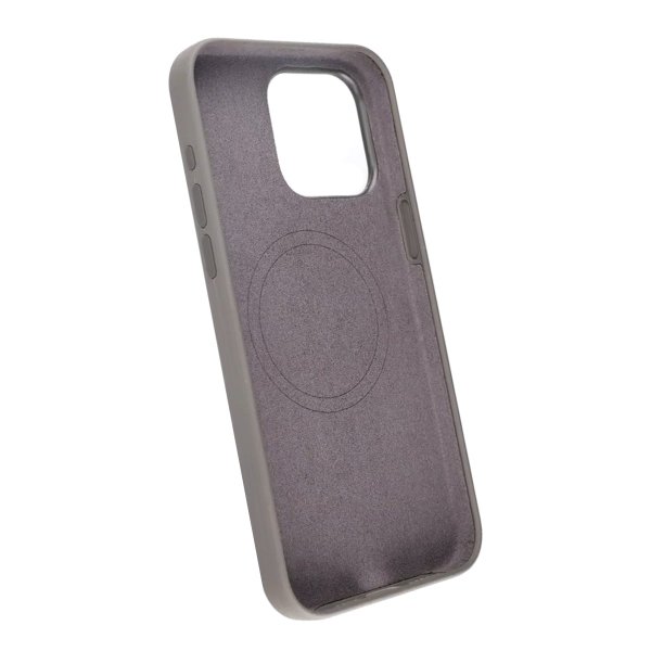 Rvelon iPhone 15 Pro Deksel Silikon MagSafe Grå