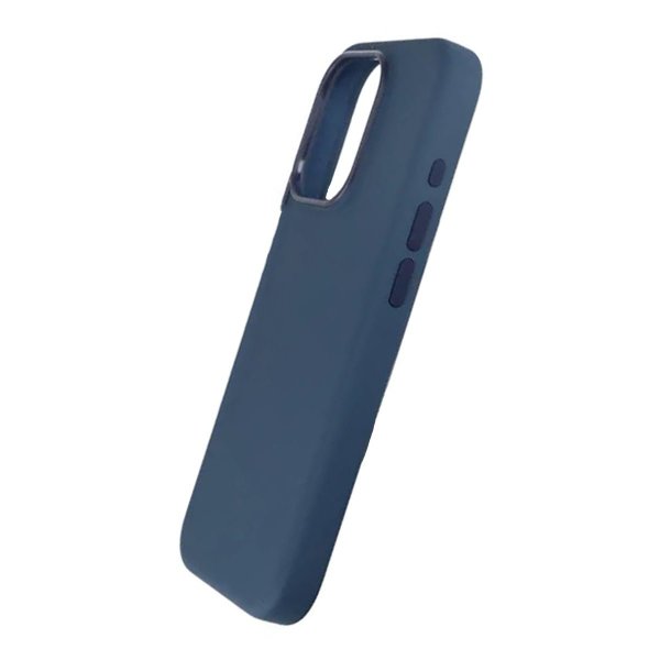 Rvelon iPhone 15 Pro Deksel Silikon MagSafe Blå