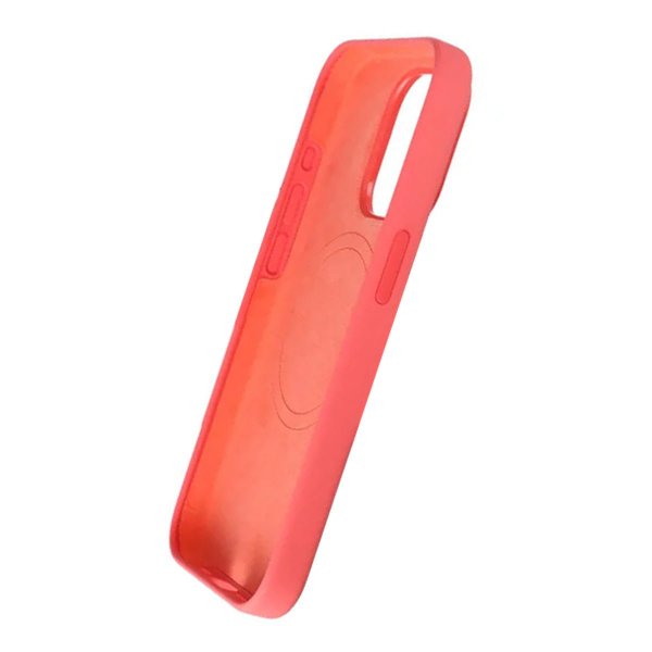 Rvelon iPhone 15 Pro Deksel Silikon MagSafe Rød