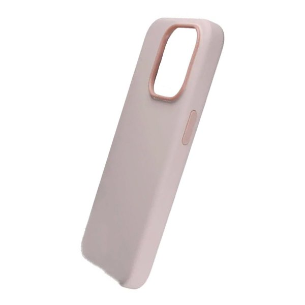 Rvelon iPhone 15 Pro Deksel Silikon MagSafe Rosa