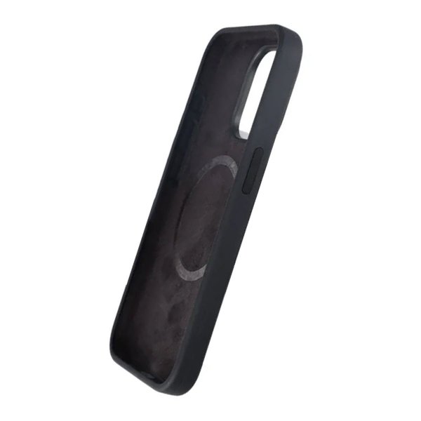 Rvelon iPhone 15 Pro Deksel Silikon MagSafe Svart