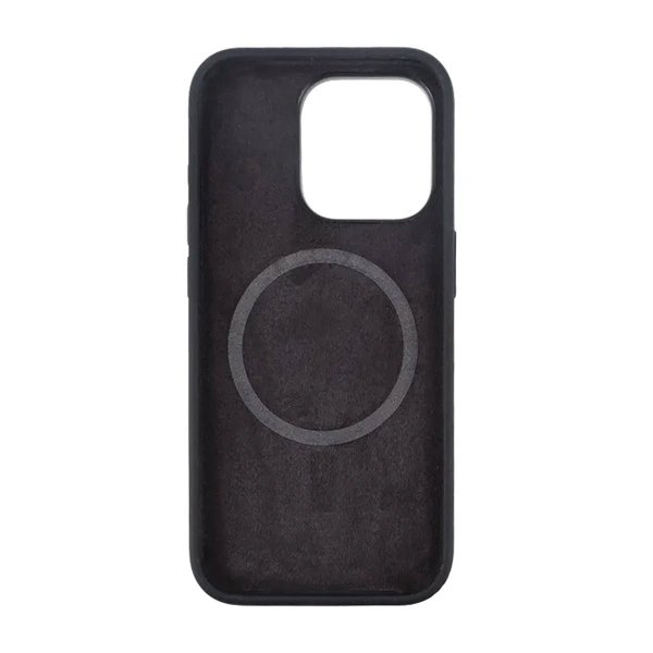 Rvelon iPhone 15 Pro Deksel Silikon MagSafe Svart