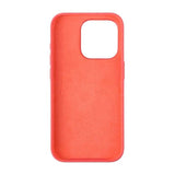 Rvelon iPhone 15 Pro Deksel Silikon Rød