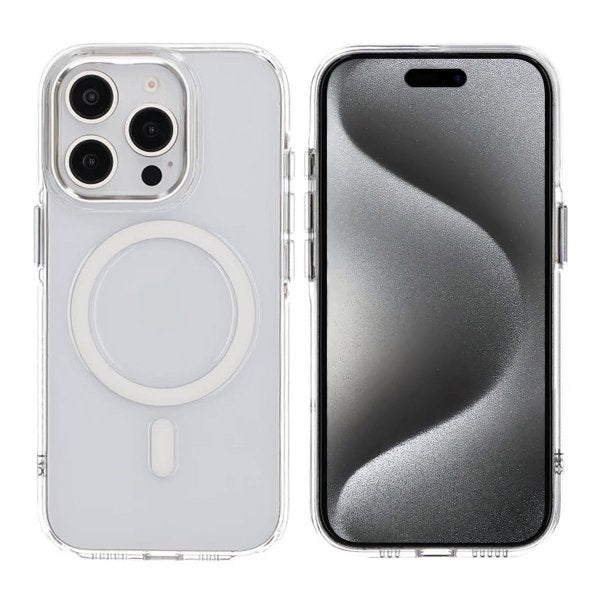Rvelon iPhone 15 Pro Deksel TPU MagSafe Transparent