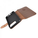Rvelon iPhone 15 Pro Etui Ekte Skinn Brun