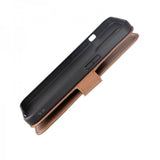 Rvelon iPhone 15 Pro Etui Ekte Skinn Brun