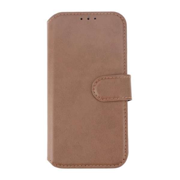 Rvelon iPhone 15 Pro Etui Ekte Skinn Brun