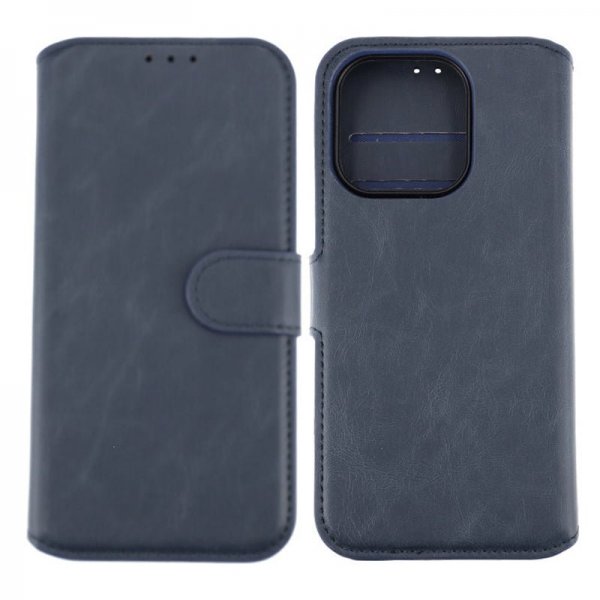 Rvelon iPhone 15 Pro Etui Detachable Wallet Case Blå