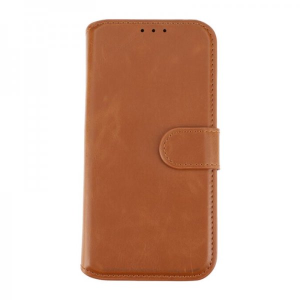 Rvelon iPhone 15 Pro Etui Detachable Wallet Case Brun